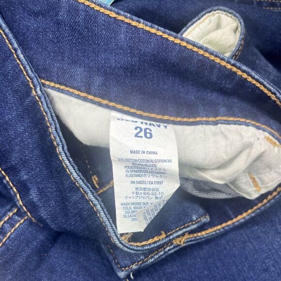 Old Navy rockstar denim sz 26 - Picture 2 of 6